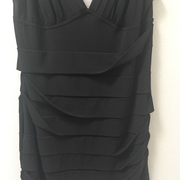 BCBGeneration Black Mini Dress Size L - Picture 2 of 6